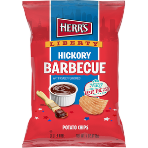 Flavored By Philly Liberty Hickory BBQ Ripple Chips