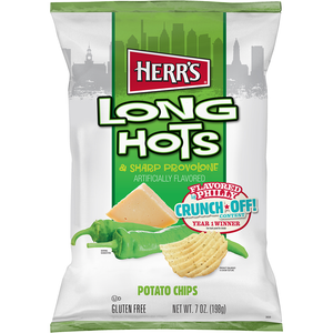Flavored By Philly Long Hots & Sharp Provolone Flavored Ripple Chips