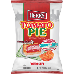 Flavored By Philly Tomato Pie Flavored Ripple Chips