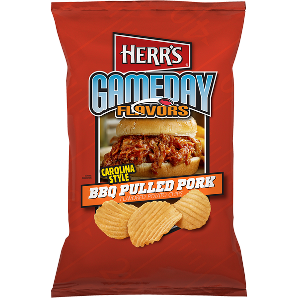 Herr's Gameday BBQ Pulled Pork Potato Chips