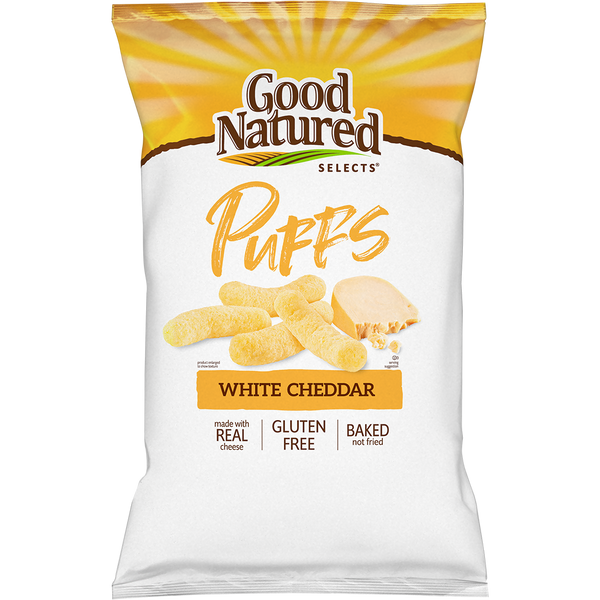 Herr's Good Natured Selects-White Cheddar Puffs