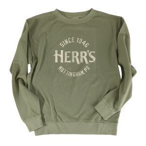 Herr's Green Waffle Knit Longsleeve Shirt