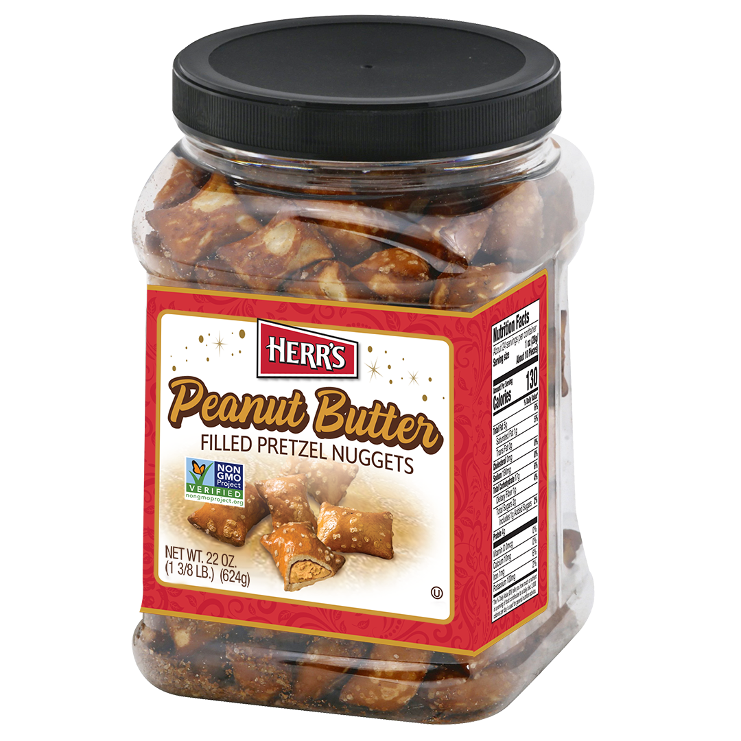 Peanut Butter Filled Pretzel Nuggets Herr's