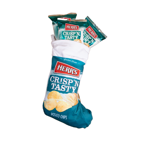 Herr's Holiday Stocking with Crisp N Tasty Chips