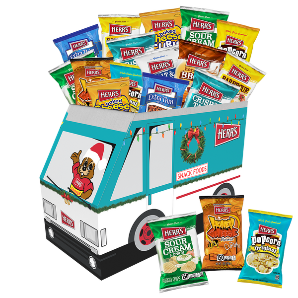 Herr's Holiday Truck Box Variety Snack Pack