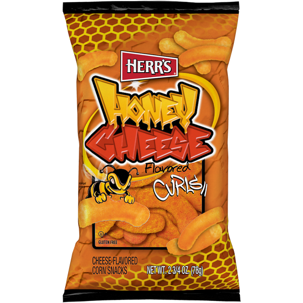 Herr's Honey Cheese Curls 2.75oz. bag