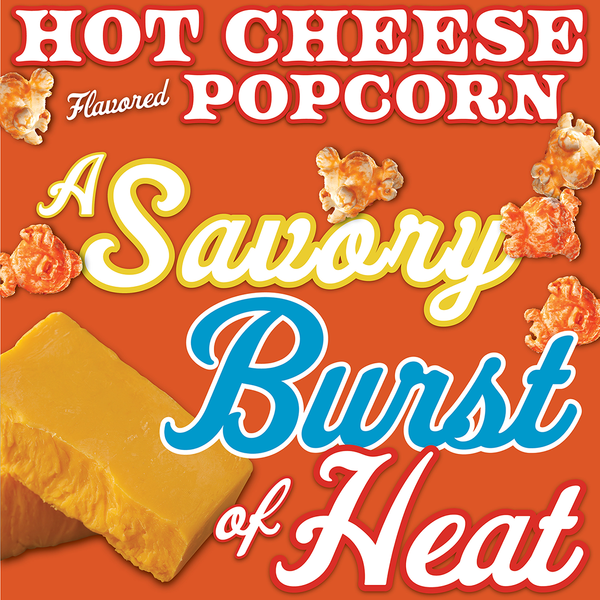 Herr's Hot Cheese Popcorn flavor