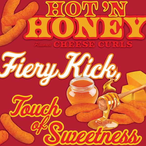 Herr's Hot N' Honey Cheese Curls