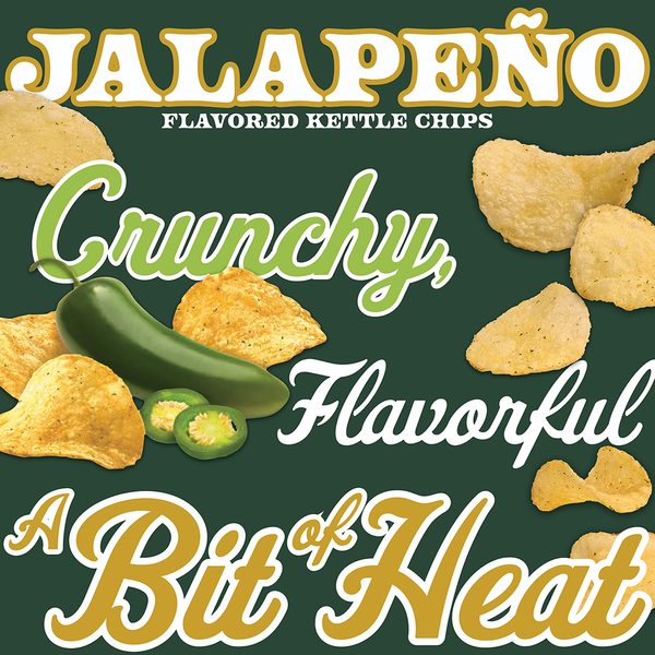 Jalapeno Kettle Cooked Potato Chips flavor
