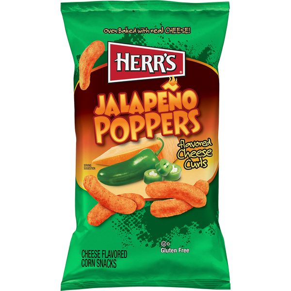 Herr's Jalapeno Poppers Cheese Curls