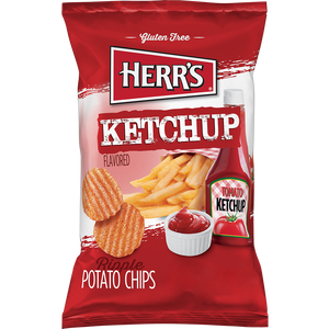 Ketchup Ripple Potato Chips