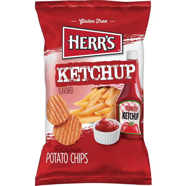 Herr's Ketchup Ripple Chips
