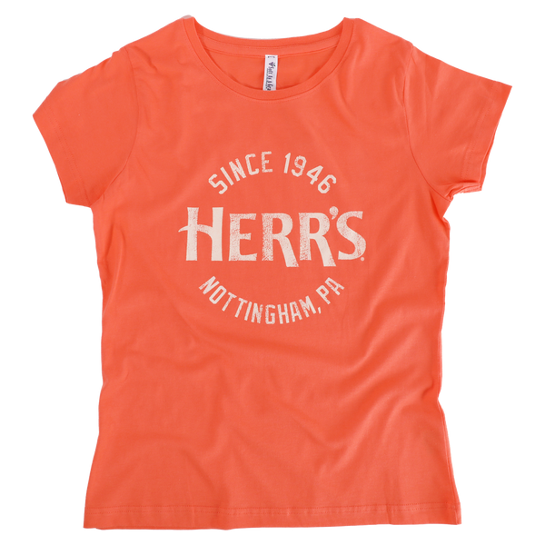 Herr's Ladies Crew Tee - Coral