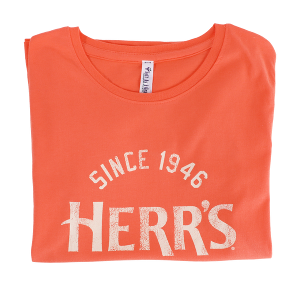 Herr's Ladies Crew Tee - Coral