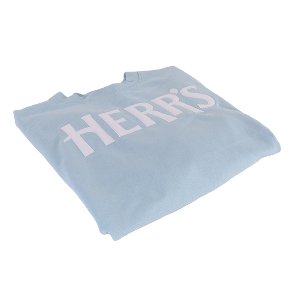 Herr's Logo Crewneck Sweatshirt Light Blue