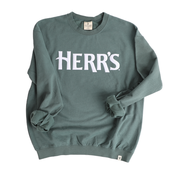 Herr's Logo Crewneck Sweatshirt Green