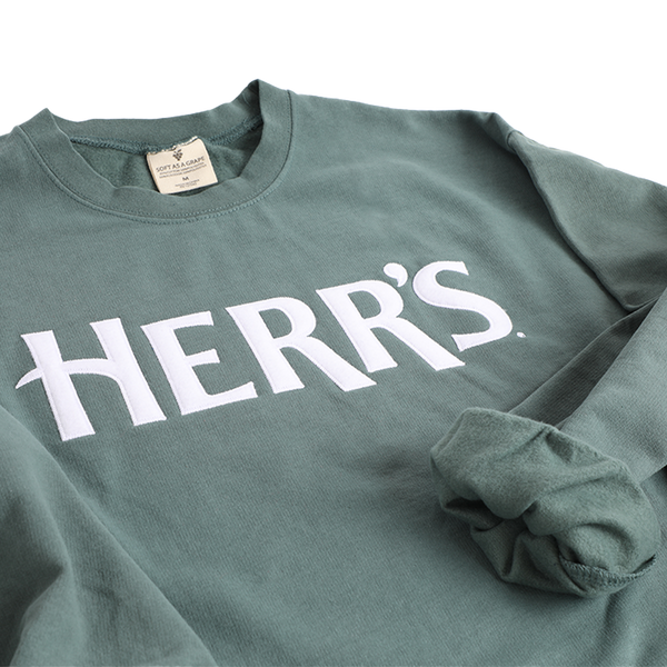 Herr's Logo Crewneck Sweatshirt Green