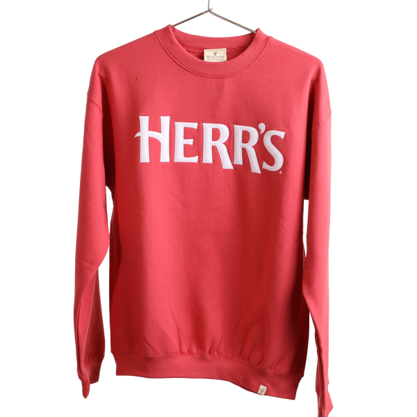 Herr's Logo Crewneck Sweatshirt Red