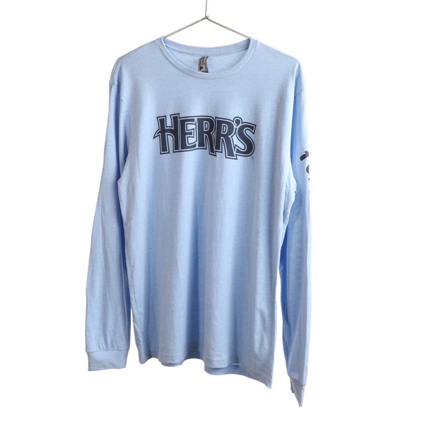 Herr's Long Sleeve Blue T-Shirt