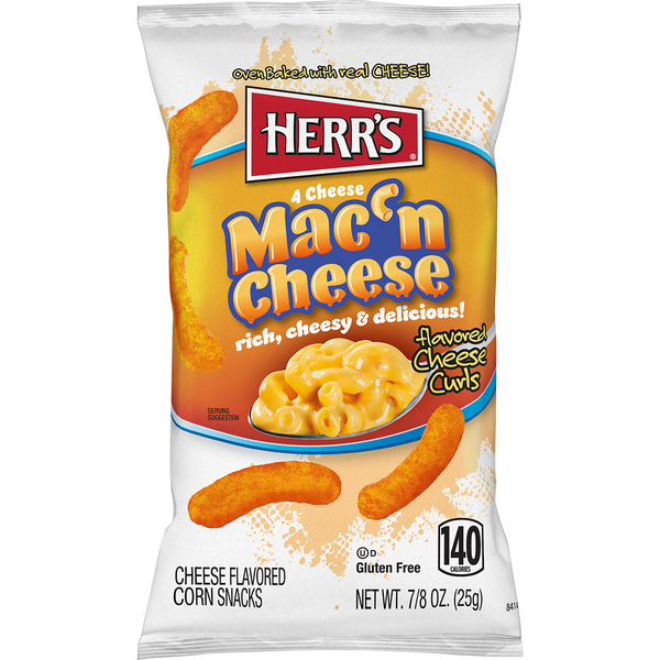 Herr's Mac 'N Cheese Curls .875oz bag