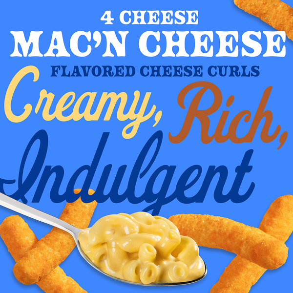 Herr's Mac 'N Cheese Curls flavor