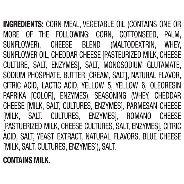 Herr's Mac 'N Cheese Curls ingredients