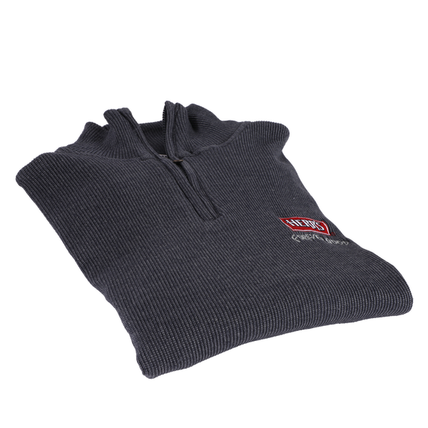 Herr's Men's 1/4 Zip Rib Mock Sweater