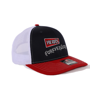 Herr's Forever Good Trucker Hat With Red Brim