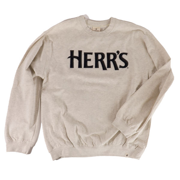 Herr's Logo Crewneck Sweatshirt Oatmeal