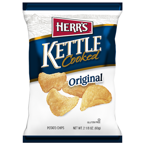 Herr's Original Kettle Cooked Chips 2.125oz bag