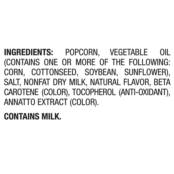 Herr's Original Popcorn ingredients