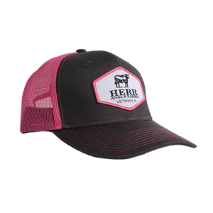 Herr Angus Farm Pink Trucker Hat