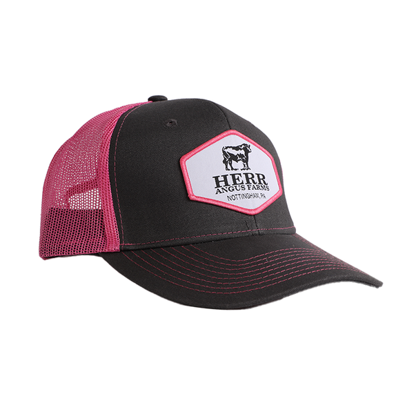 Herr Angus Farm Pink Trucker Hat