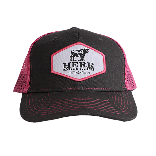 Herr Angus Farm Pink Trucker Hat