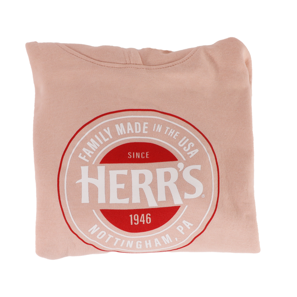 Herr's Pink Fleece Hoodie