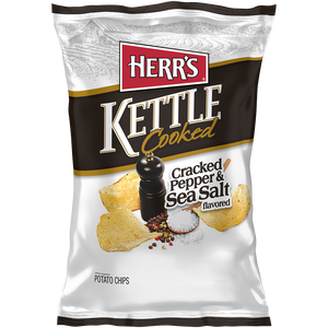 Cracked Pepper & Sea Salt Kettle Cooked Potato Chips