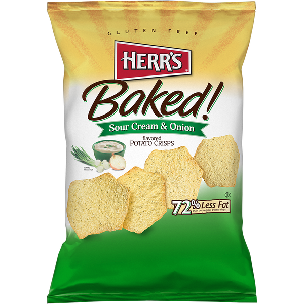 Herr's Sour Cream & Onion Baked Potato Crisps