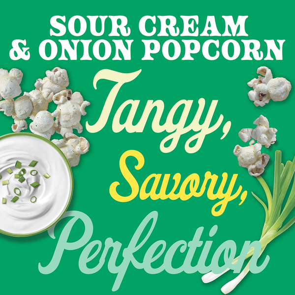 Herr's Sour Cream & Onion Flavored Popcorn flavor