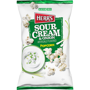Sour Cream & Onion Flavored Popcorn