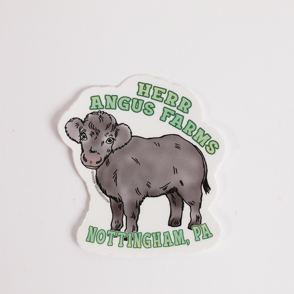 Herr's stickers Herr angus farm