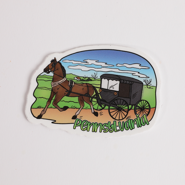 Herr's stickers horse and buggy