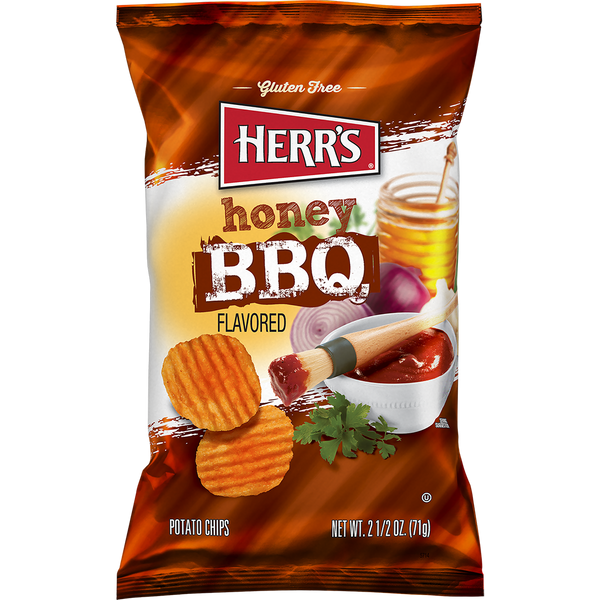 Herr's Honey BBQ chips 2.5oz bag