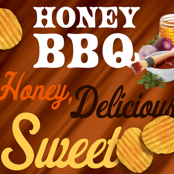 Herr's Honey BBQ chips flavor