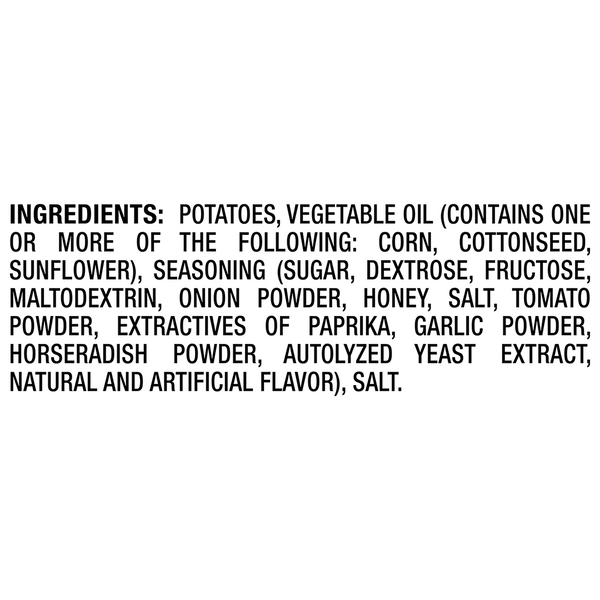 Herr's Honey BBQ chips ingredients