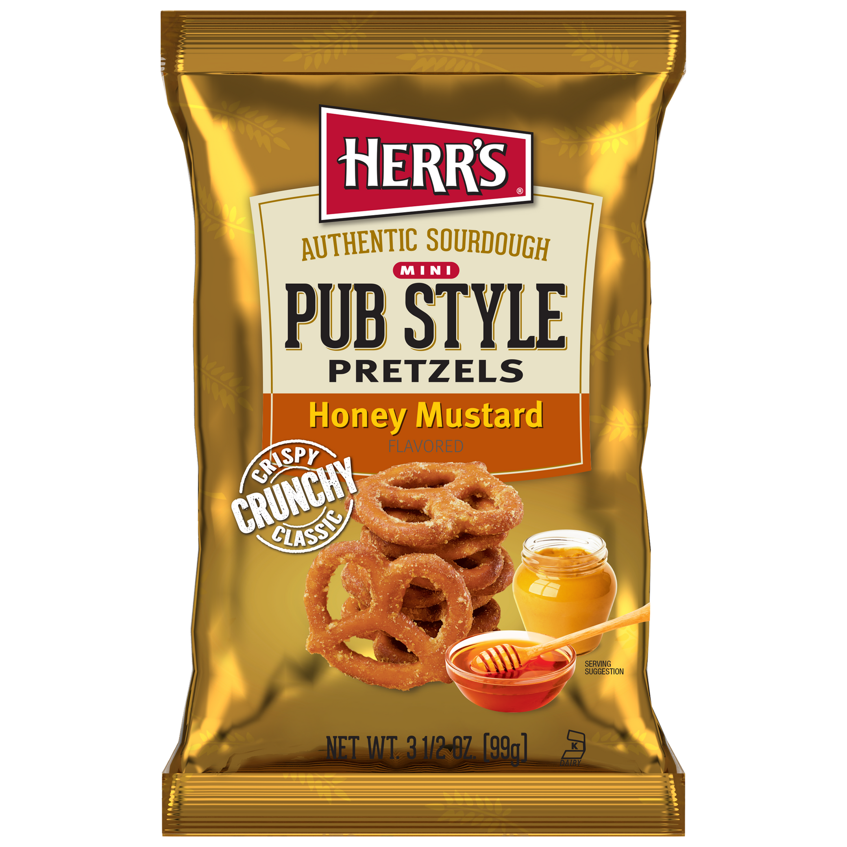 Honey Mustard Seasoned Mini Pub Style Pretzels – Herr's