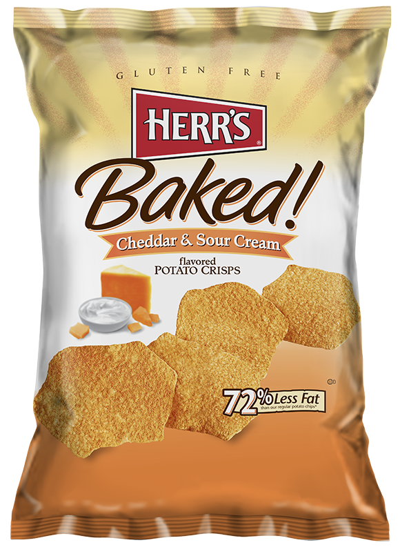 Cheddar & Sour Cream Baked Crisps Herr's