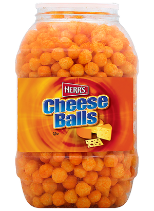 cheese balls barrel