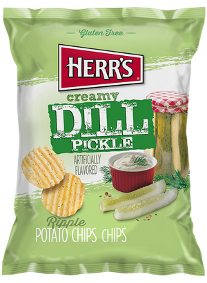Creamy Dill Pickle Ripple Potato Chips