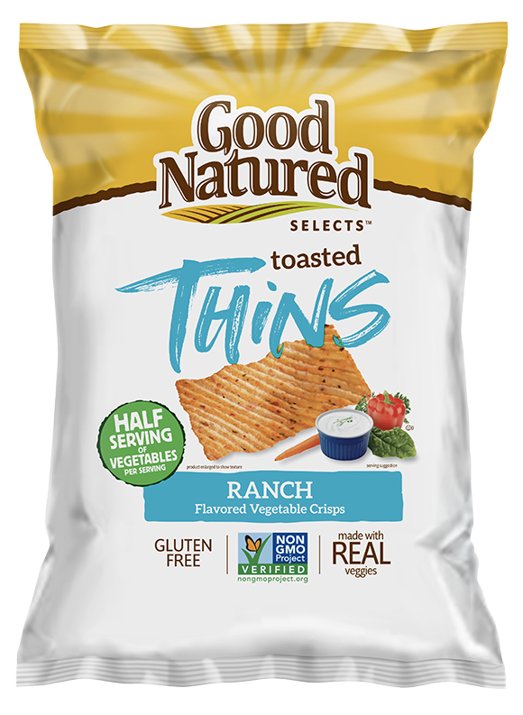 good natured toasted ranch vegetable thins
