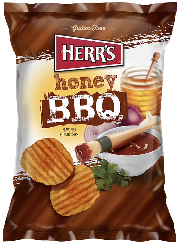 Honey BBQ Ripple Potato Chips – Herr's